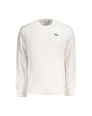 Fila Witte Katoenen Mannen Sweater