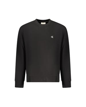 Calvin Klein Zwarte Katoenen Heren Sweater