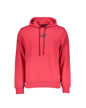 Cavalli Class Rosso Bomull Herr Sweatshirt