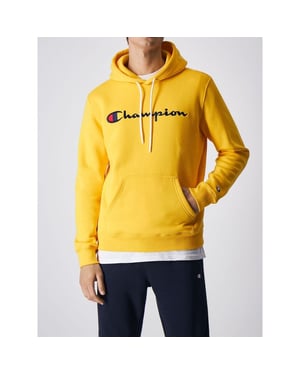 Champion Gul Bomulls Sweatshirt