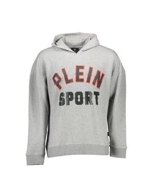 Plein Sport Grigio Bomull Herr Sweatshirt