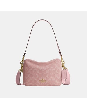 Carey Crossbody Bag In Signature Denim