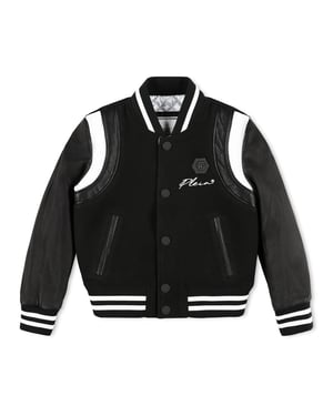 Bomber I Läder Iconic Plein