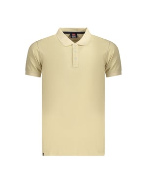 Noorwegen 1963 Beige Katoenen Heren Poloshirt