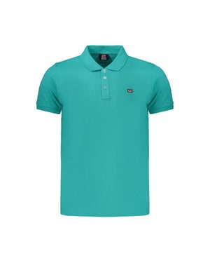 Noorwegen 1963 Groene Katoenen Heren Poloshirt