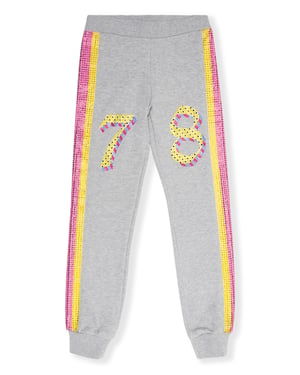 Färgglada joggingbyxor