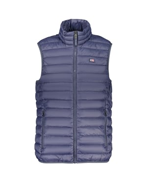 Noorwegen 1963 Blauwe Polyester Herenjack