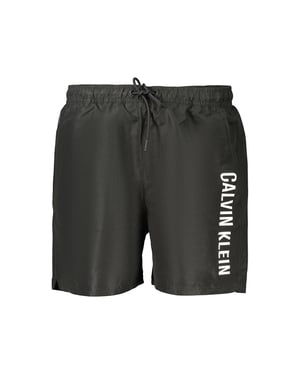 Calvin Klein Zwarte Polyester Heren Shorts