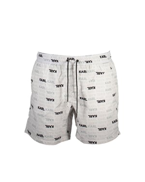 Karl Lagerfeld Vita Polyester Herrbadbyxor