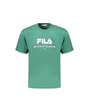 Fila Groene Katoenen Heren T-shirt