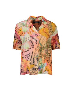Desigual Oranje Viscose Dames Shirt