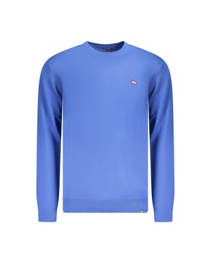Noorwegen 1963 Blauwe Katoenen Herentrui