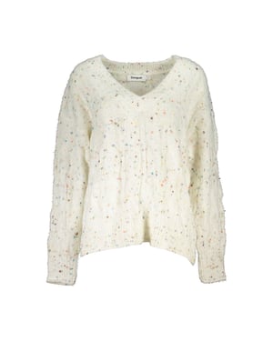 Desigual Witte Acrylen Dames Trui