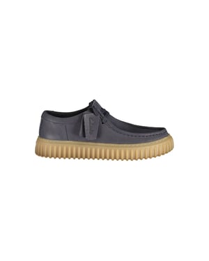 Clarks Blauwe Leren Heren Classic Schoen