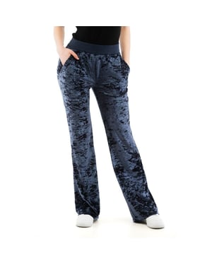 Moschino Blauw Polyester Casual Broek