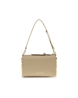 Marc Jacobs Beige Kalvskinn Bos Taurus Axelväska