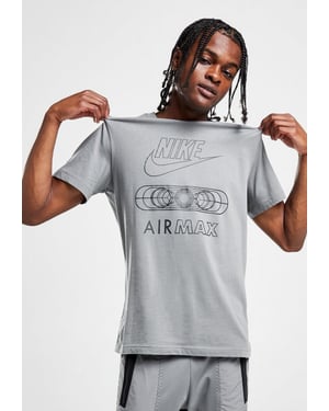 Nike Mens Air Max Tonal T Shirt in Cool Grey