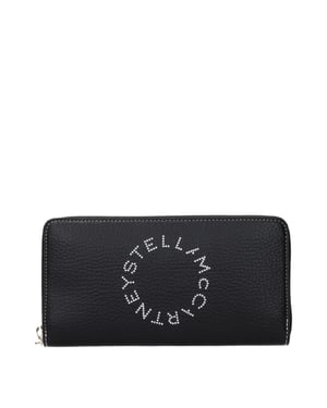 Stella McCartney Svart Läderplånbok