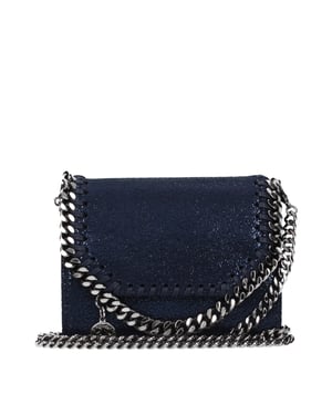 Stella McCartney Blå Läderplånbok