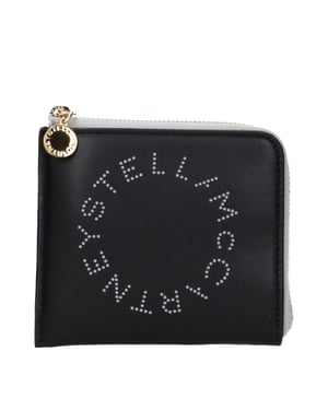 Stella McCartney Svart Läderplånbok