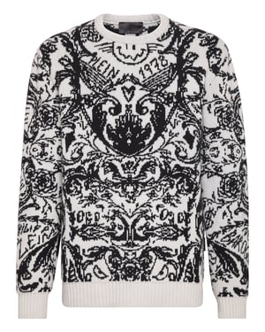 Pullover Med Rund Hals