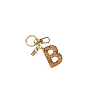 Alviero Martini Prima Classe Beige Bomull Nyckelring