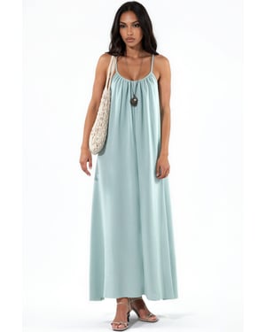 Ontspannen Pas Maxi Woven Jurk