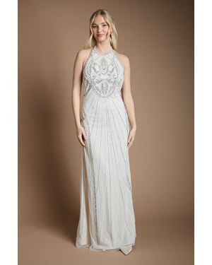 Coast Honoured Sculpting Halterneck Embellished Wedding Dress