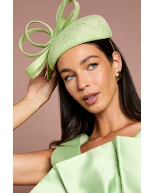 Lisa Tan Bow Detail Pillbox Fascinator