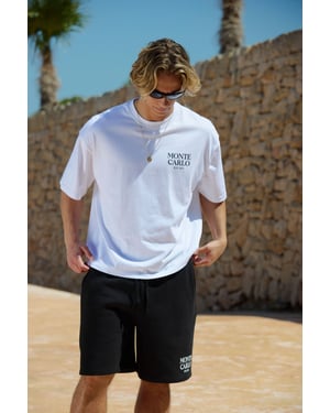 Oversized Monte Carlo T-Shirt & Baggy Short Set