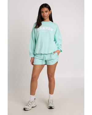 Cannes Printed Sweatshirt Short Tracksuit