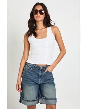 Turn Up Denim Jorts