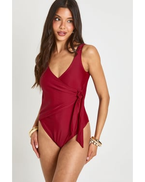 Tummy Control Wrap Detail Swimsuit