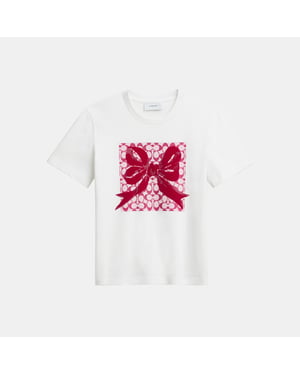 Signature Square Bow Classic T-Shirt In Organic Cotton