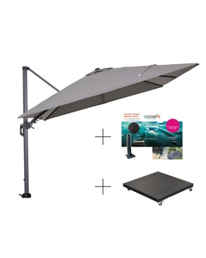 Garden Impressions Hawaii parasolset 300x300 licht 90 kg
