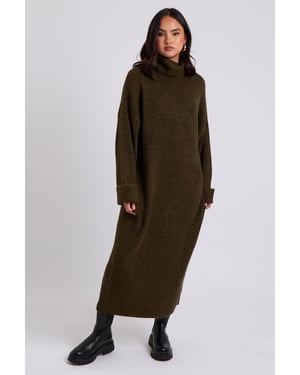 MAXI ROLL NECK DRESS
