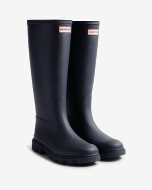 Downpour Unisex Downpour Tall Boot Tall Boot in Dark Blue Tall Wellington Boots