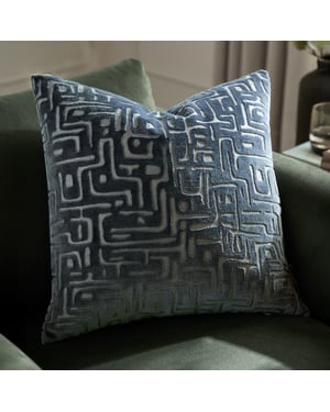 Hoem Soren Cut Velvet Polyester Filled Cushion