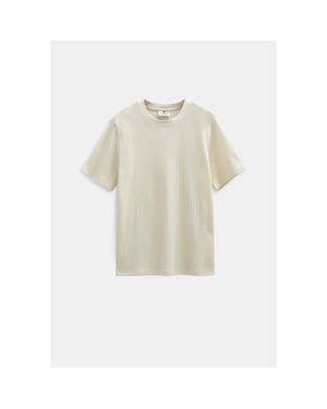 Anerkjendt 901754 akkikki s/s waffle tee tofu