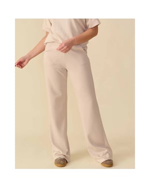 FOS Amsterdam Fos 7343 broek ria uni beige
