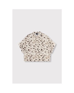 Alix The Label Animal oversized blouse -