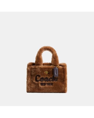 Cargo Tote Bag 20 In Shearling