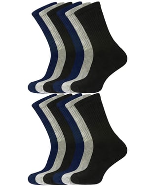 12 Pack Mens Sport Socks UK 6-11