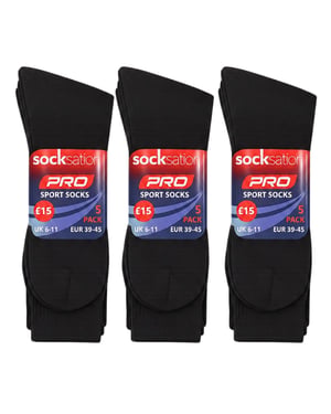 15 Pack Mens Sport Socks UK 6-11