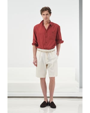 Hög midja avslappnad passform shorts