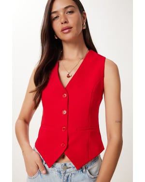 Crop Knop Vest