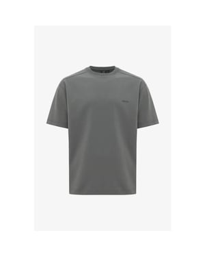 Genti Relaxed fit cotton tee dark