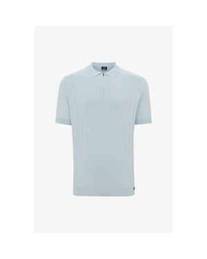 Genti Polo rib zip light