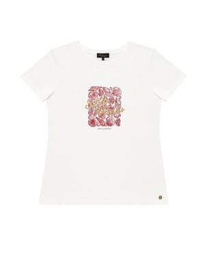 Elvira Collections T-shirt verano off-white