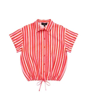 Elvira Collections Summer blouse roos dessin